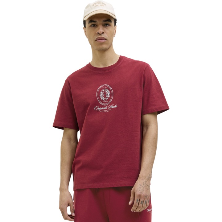 Tricou JACK &JONES Dia Graphic Front 47090, Rosu