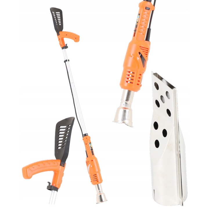 Kézi égő, Handy DW2001 hőlégfúvó gyomirtóhoz, 2000W, 600°C, 1kg, 1,8m kábel