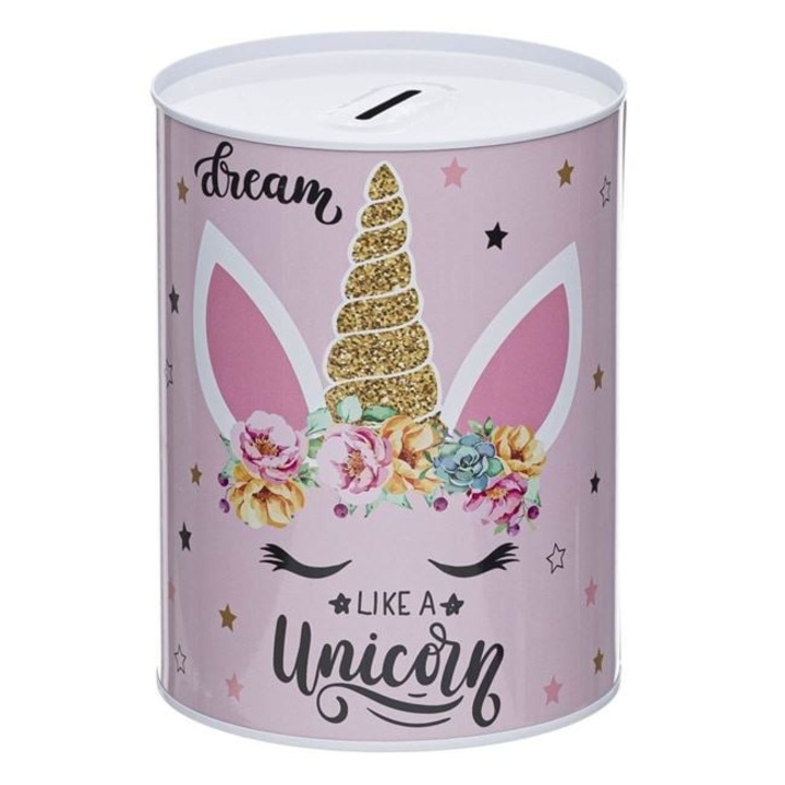 Mini Pusculita Roz – Unicorn Magie, Ø 12×16 cm – Economisire Distractiva si Cadou Educational — ANTBRO®