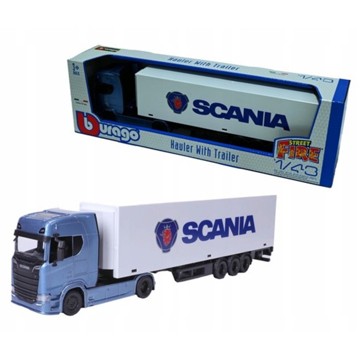 Masinuta BBU 1:43 StreetFire Haulers Trailer, multicolor, 31468S