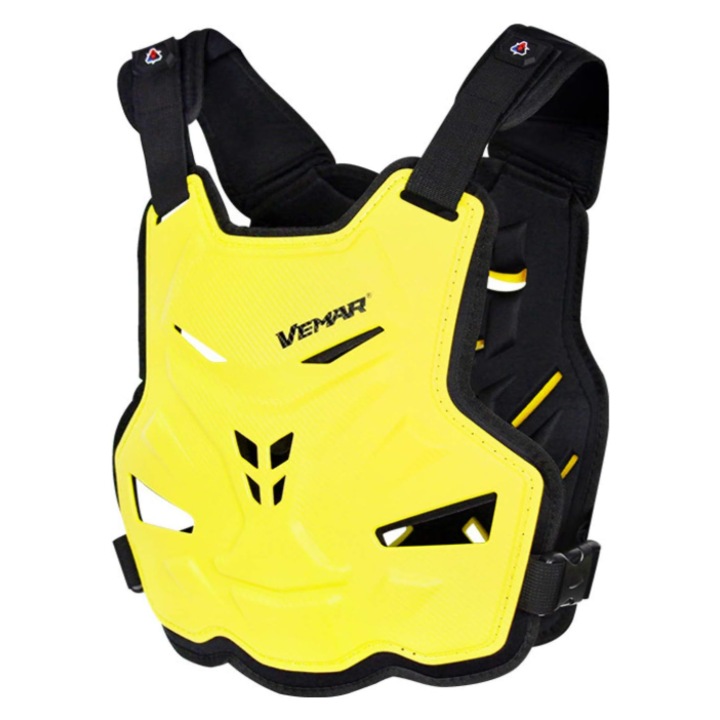 Armura moto Vemar culoare galben marime universala