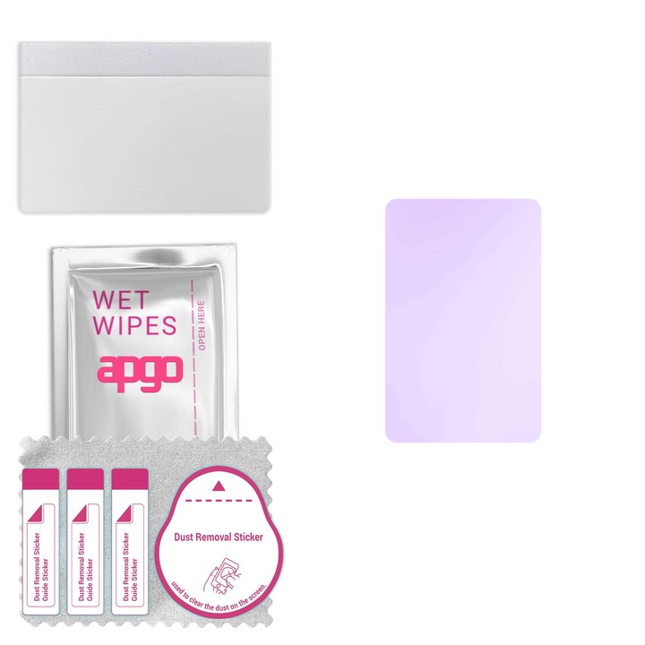 apgo ANTI-BLUE védőüveg ZTE Nubia Flip 2-höz – hibrid üveg, képernyővédő, fényes, pro flexible hibrid üveg, 9H, teljes ragasztó