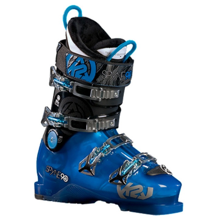 Clapari schi K2 Spyne 90, Albastru, marime 25.5 (39.5 EU)