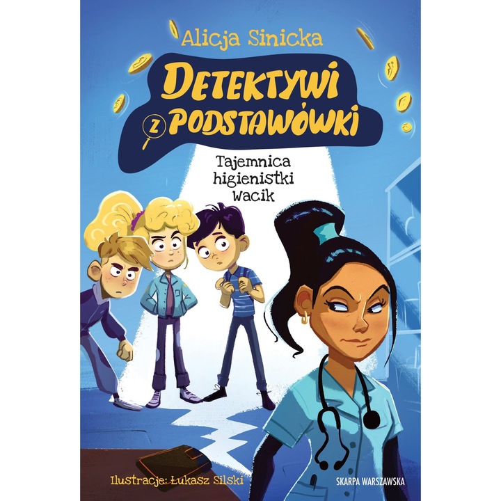 Cartea Detektywi z Podstawowki Skarpa Warszawska mister scoala copii