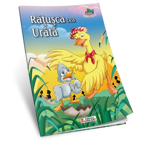 Ratusca cea urata - carte de colorat A5