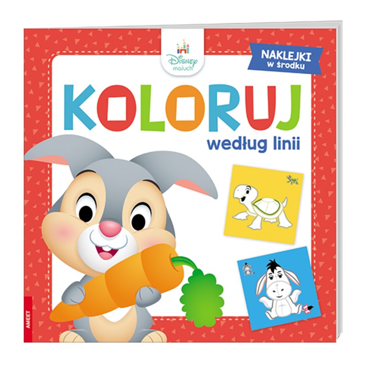 Disney Maluch. Koloruj według linii, Ameet, praca zbiorowa
