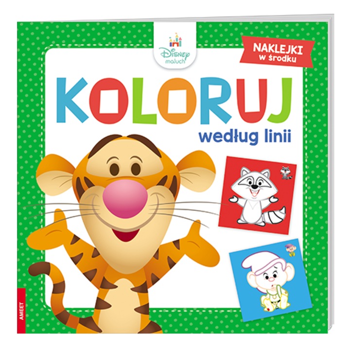 Carte de colorat, DISNEY MALUCH, 2023, Koloruj według Lini, activitati extracurriculare