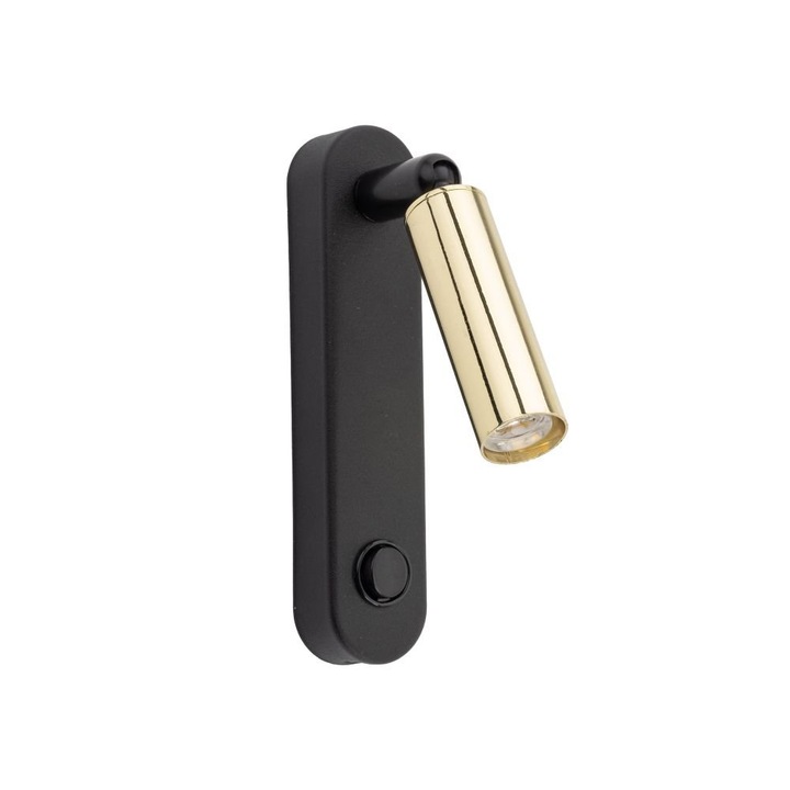 Аплик TK Lighting ENZO BLACK GOLD, с прекъсвач, 6623