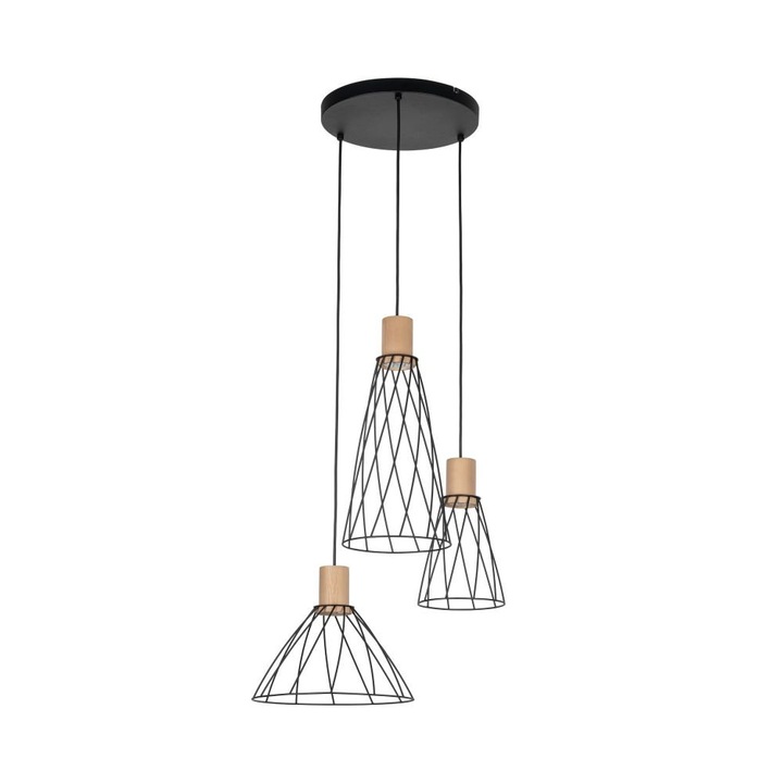 Висяща лампа MODESTO WOOD PINE 10188 TK Lighting