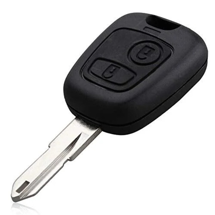 Carcasa cheie auto Techstar cu 2 butoane si lama ascutita CP206 – compatibila Peugeot 206, 307, 308, 207