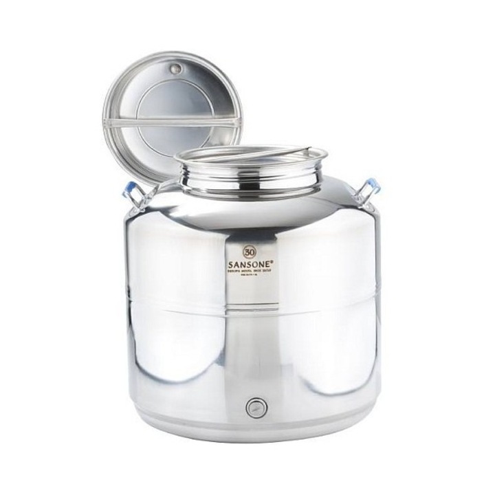 Recipient pentru ulei de vin SANSONE, inox, 30l