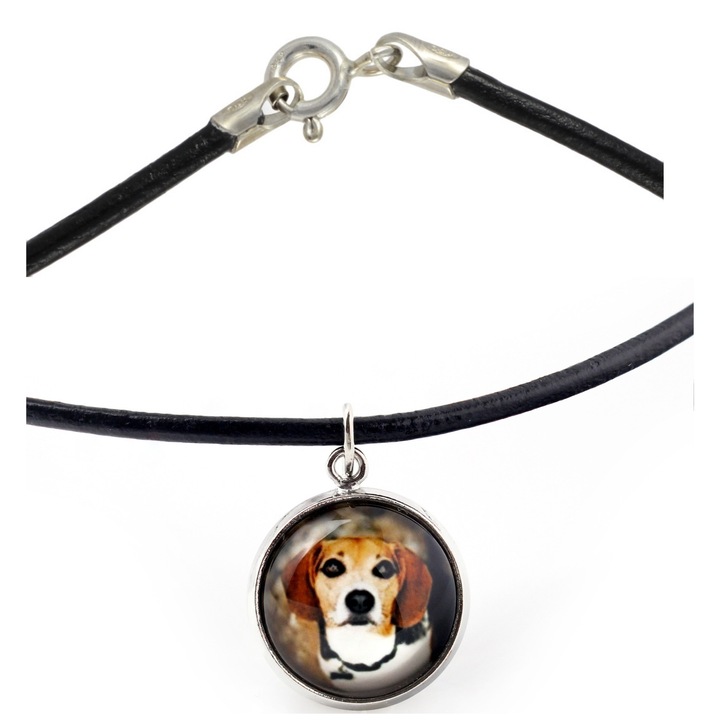 Személyre szabott nyaklánc fényképpel, Art-Dog, ezüst, 50cm, szett díszdobozzal