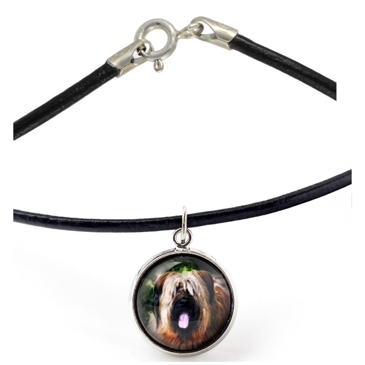 Személyre szabott nyaklánc fotóval, Art-Dog, 50cm, fekete, 14mm