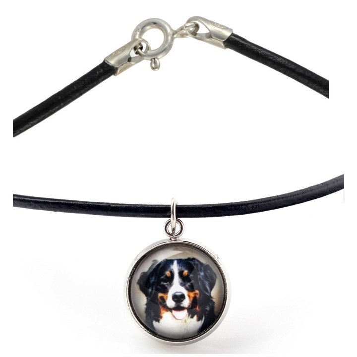 Személyre szabott fényképes nyaklánc, Art-Dog, ezüst, díszdobozban