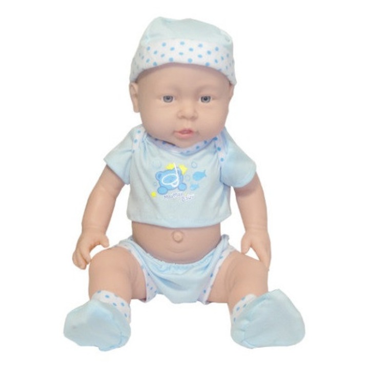 Fiú baba, 40cm, kék