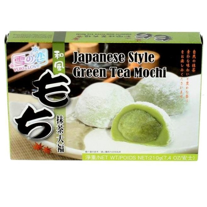 Mochi (prajitura japoneza) cu ceai verde 210 g - Yuki & Love