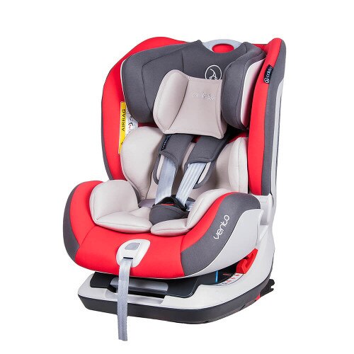 Scaun auto Coletto Vento cu Isofix 0-25 kg, Red