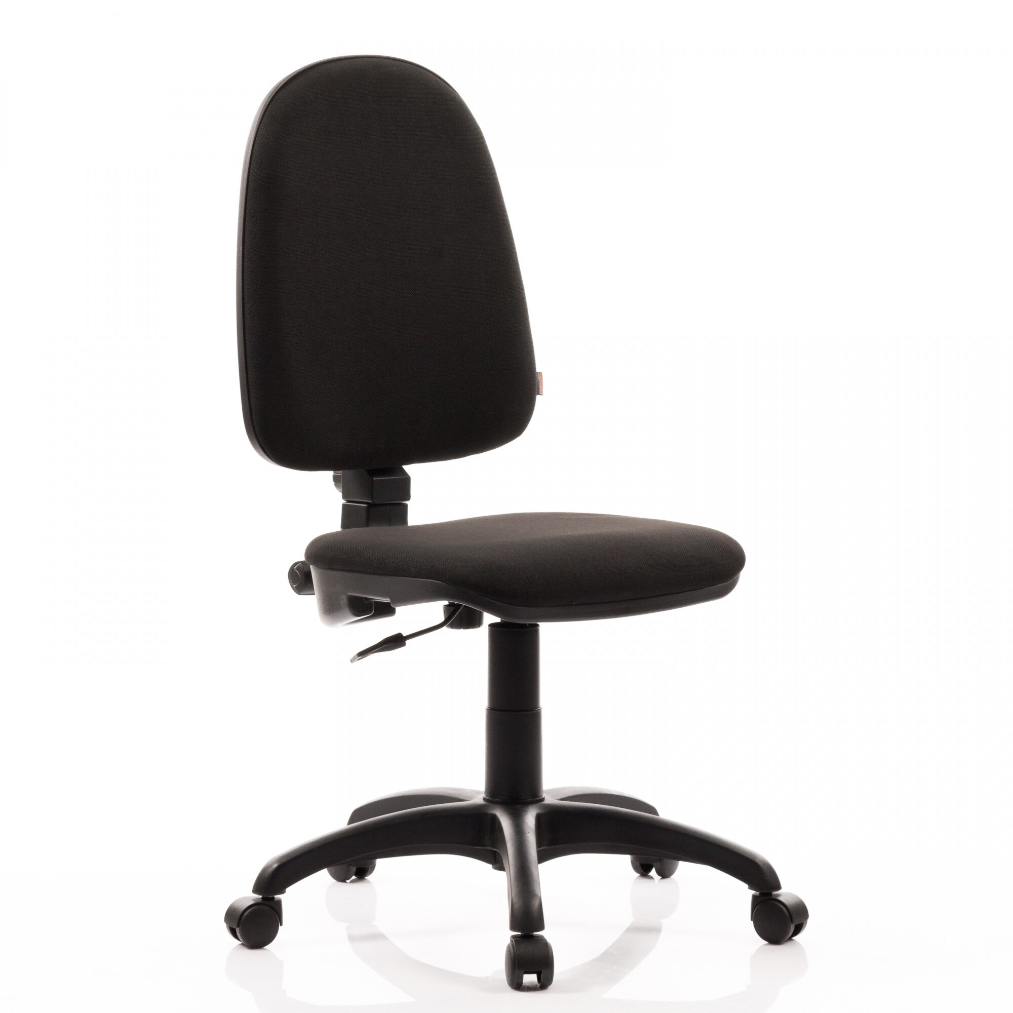 Scaun ergonomic PRESTIGE, baza PP, contact permanent, stofa, Gri inchis, QMOBILI