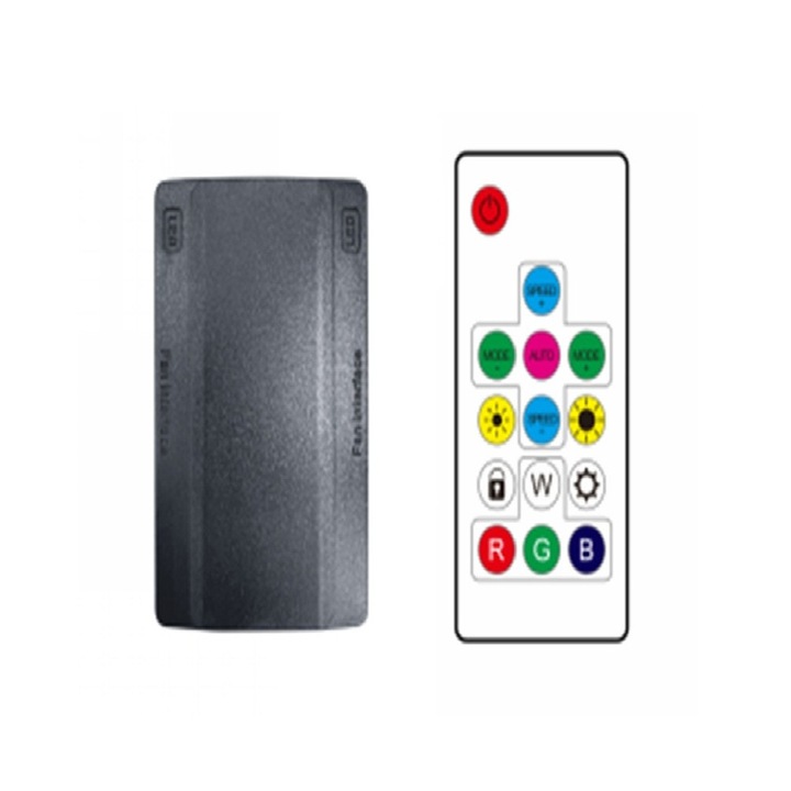 Controler 1stPlayer® C1 Starship aRGB cu telecomanda, compatibil cu 5 pin fan, suporta sincronizare cu placa de baza
