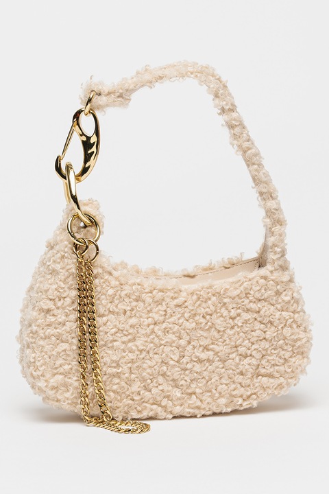 Dolce Vita, Sylvie műszőrme kézitáska, Csontszín