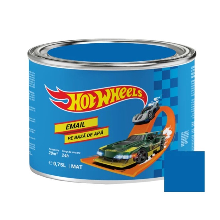 Email pe baza de apa Coral Aqua Hot Wheels Smart Blue 0,45 l