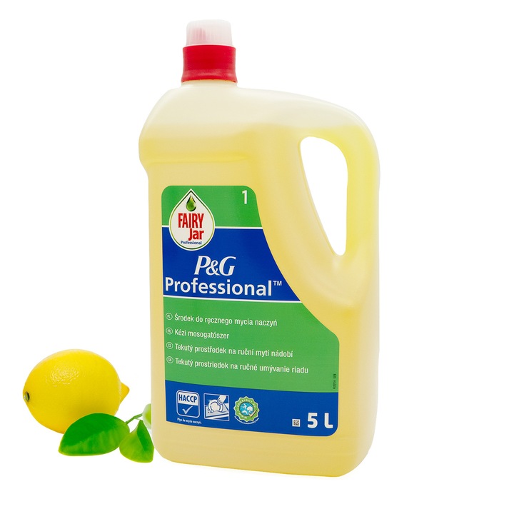 Fairy Lemon mosogatószer 5L, hatékony, csíkmentes, friss citromillatú