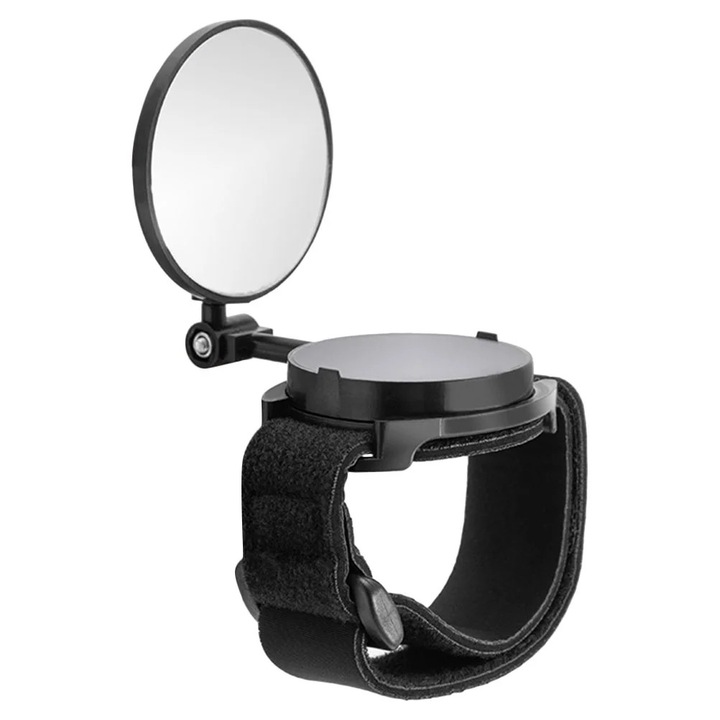Oglinda bicicleta YANYXR, rezistenta, 30x14x2cm, negru