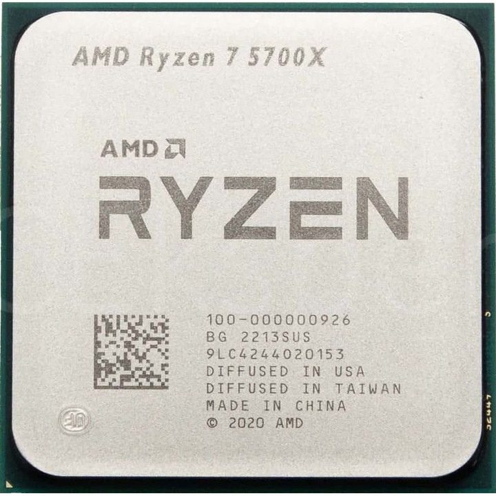 Процесор AMD Ryzen 7 5700X (3.4GHz) Bulk, 3.40 GHz, Socket AM4