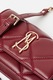 Steve Madden, Geanta crossbody din piele ecologica cu aspect matlasat Endue, Rosu inchis