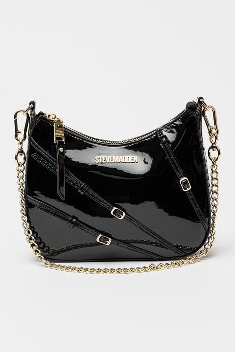 Steve Madden, Válltáska díszpántokkal, Fekete