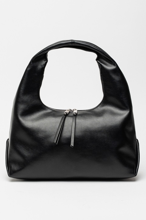 Steve Madden, Iva lakkbőr táska, Fekete