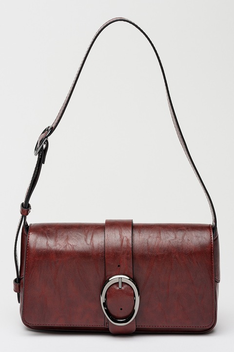 Steve Madden, Celena műbőr válltáska, Sötétpiros