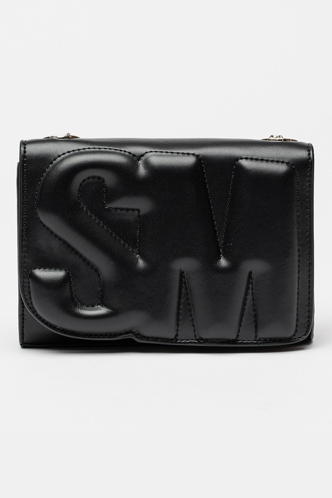 Steve Madden, Geanta crossbody de piele ecologica Bzoie, Negru