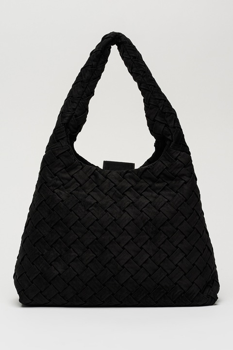 Steve Madden, Brhianon szőtt válltáska, Fekete