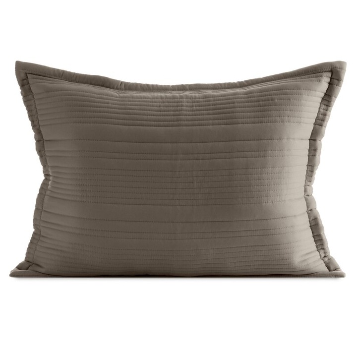 Perna decorativa Tara, 70x50cm, ciemnobezowy, 100% poliester