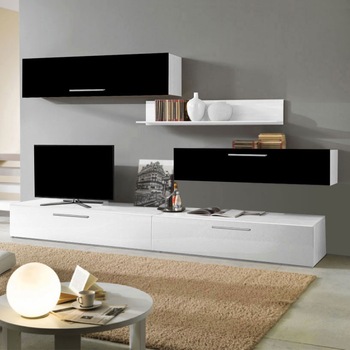 Living Viena, Alb/Negru Living Viena, Alb/Negru