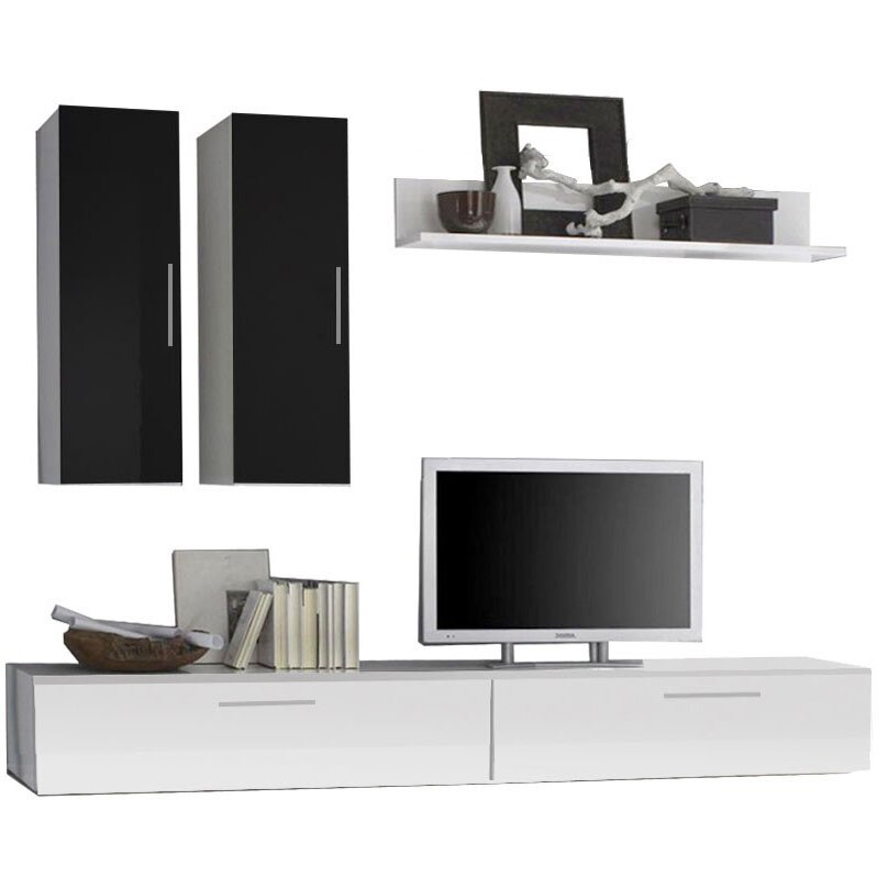 Living Elton Alb/Negru