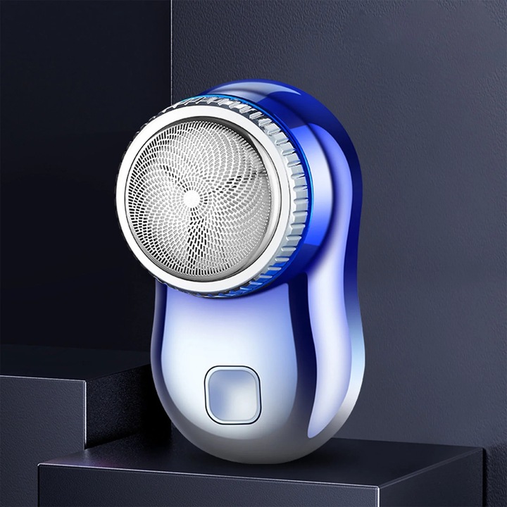 YANYXR mini hordozható elektromos borotva, kék, 7.5x4.6x4.35cm