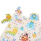 Puzzle din lemn pentru copii 1-3 ani, set de 1, fructe, educativ