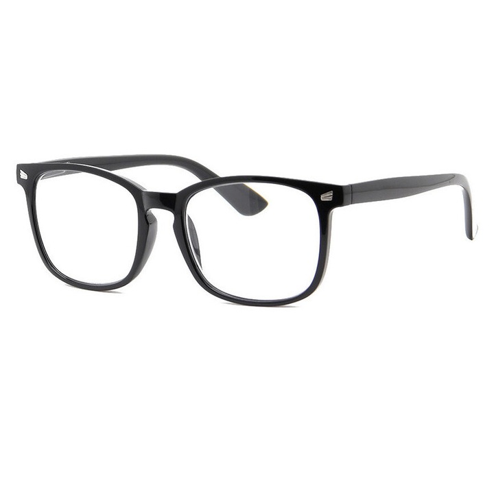 Ochelari de vedere fotocromatici, Mcoorn, Protectie lumina UV, +1.00, Negru