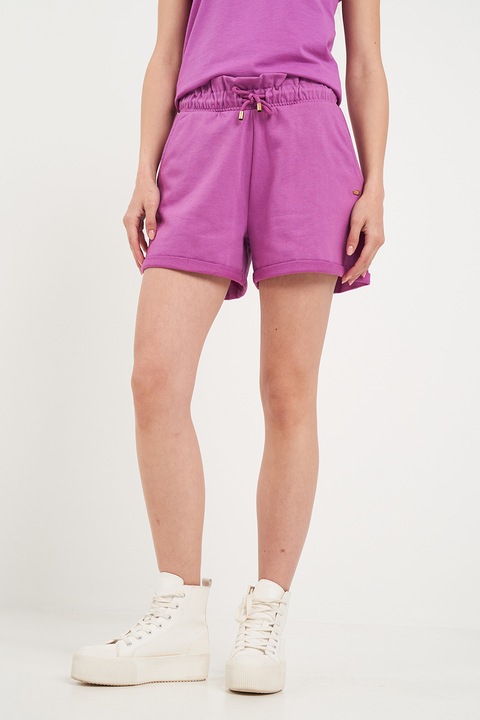 Lee Cooper, Pantaloni scurti de trening cu buzunare oblice, Roz fandango