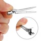 Clips metalice pentru par, 1.75 inch, set 50 bucati, argintii, pentru extensii par