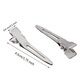 Clips metalice pentru par, 1.75 inch, set 50 bucati, argintii, pentru extensii par