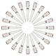 Clips metalice pentru par, 1.75 inch, set 50 bucati, argintii, pentru extensii par