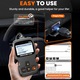 Tester Diagnoza Auto OBD II, MOSMAOO, Citire/Stergere Coduri de Eroare, Live Data, Ecran LCD, Universal, Plug and Play, Negru