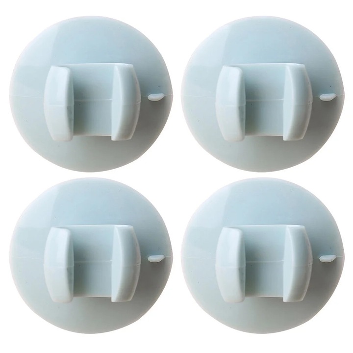 Set 4 suporturi linguri orez PVC multicolor 4.8x4.8x2cm