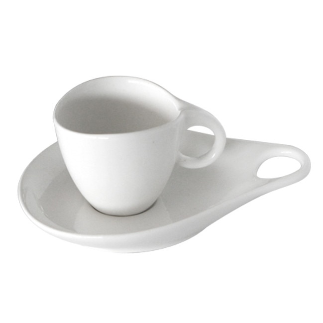 Ceasca cu farfurioara din portelan pentru cafea MN012181