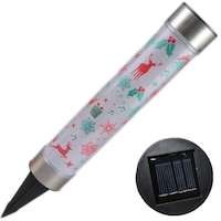 lampa solara inox-plastic cu motive de craciun decoratiune craciun 5 x led h 43 cm lux form imagen 28_2_
0