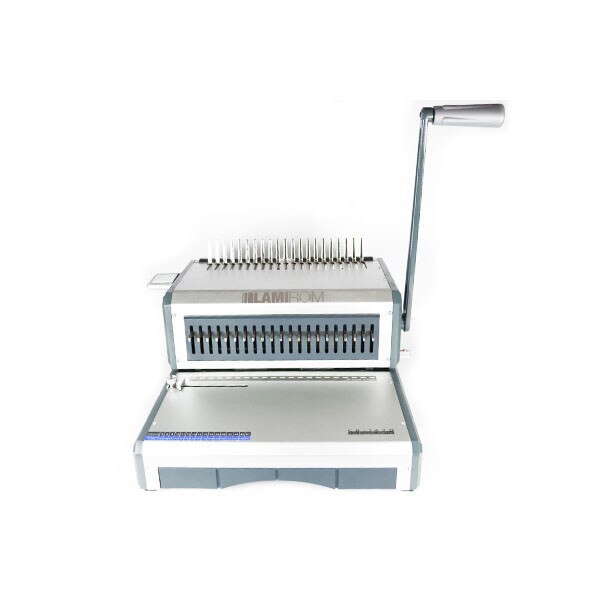 Aparat de indosariat Lamirom CB 1430, 25 coli perforare, 500 coli indosariere, Cutite anulabile, Fiabilitate mare