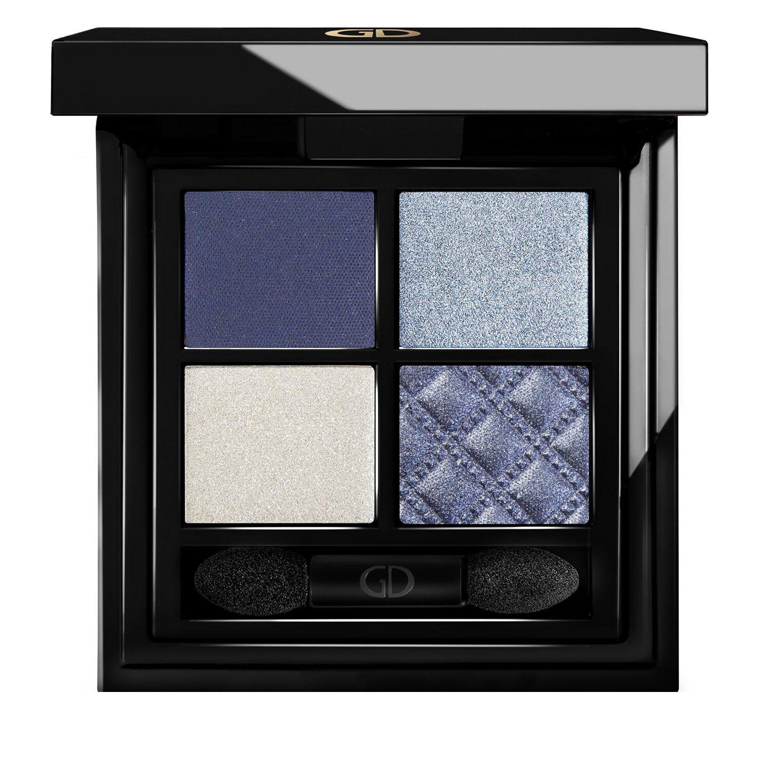 Fard De Pleoape GA-DE Cu Oglinda Idyllic Soft Satin Eyeshadow Palette Denim Blue